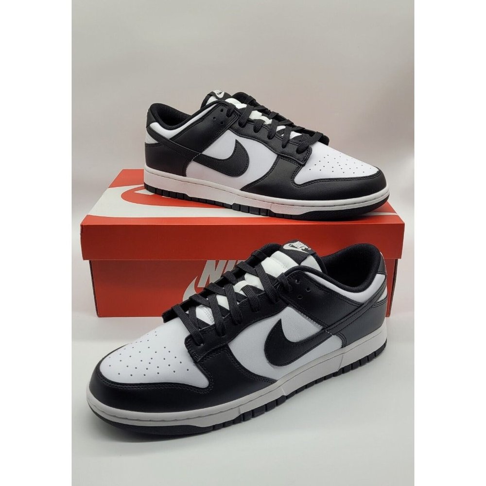 Nike Dunk Low 'Panda' Sneakers DD1391-100 - Picture 3 of 9